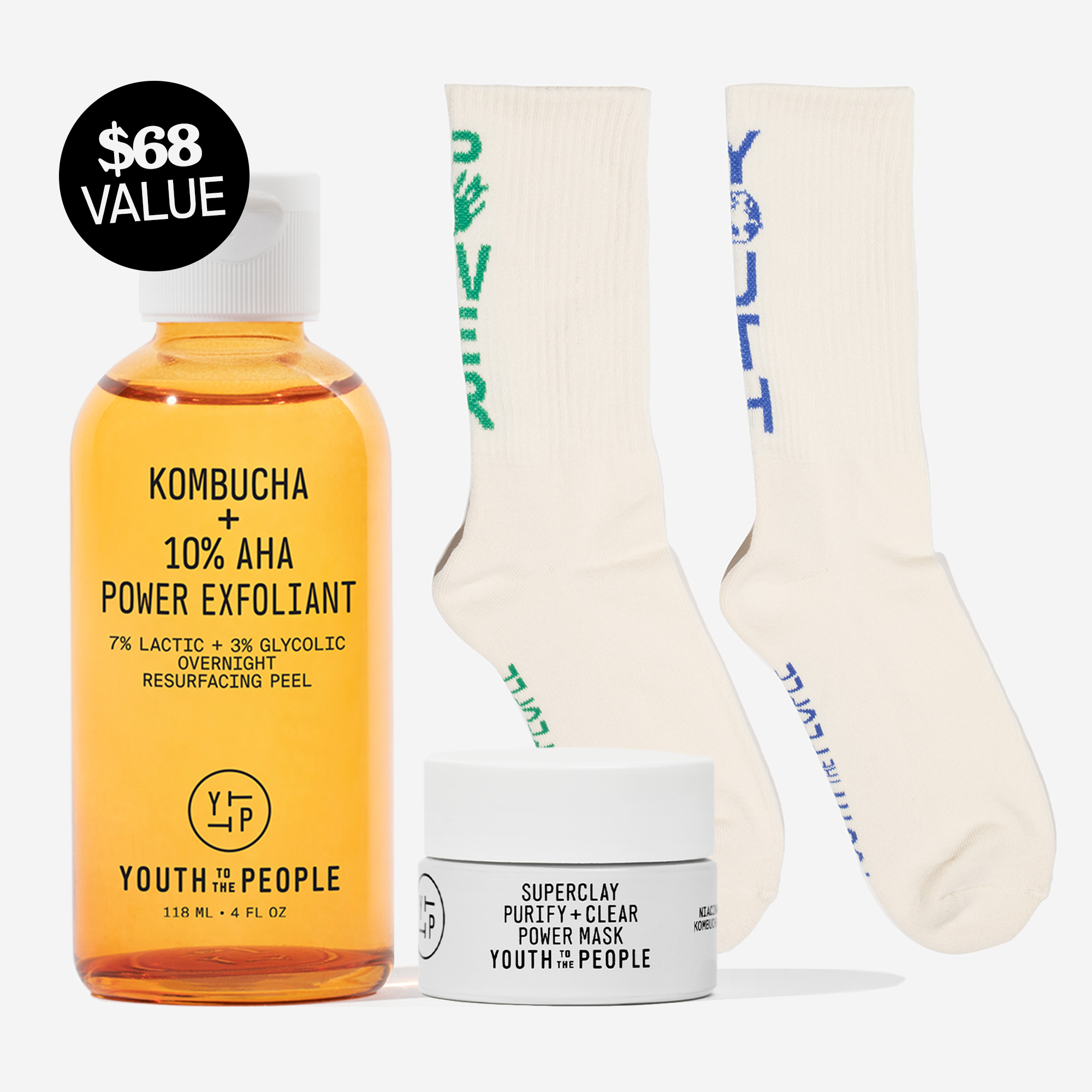 Youth To The People The Power Up Bundle Skincare Gift Set 58$
